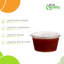  Contenant à fuites 5,5 oz avec couvercles - Contenants à soufflage en plastique avec couvercle à charnières - Parfait pour les tasses à sauce, les tasses d'échantillon, les tasses à boue, les tasses à jello avec couvercles, les aliments (800)