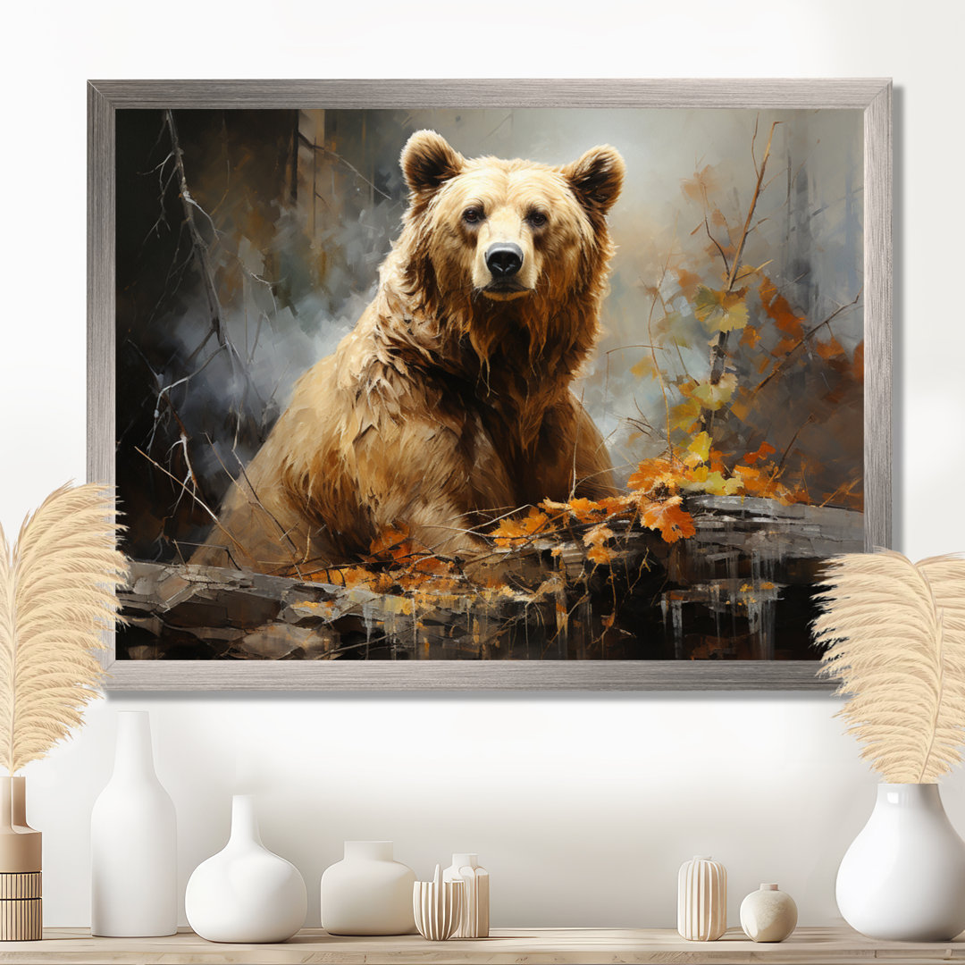 Bear Bears Boundary II - Bear Framed Prints Millwood Pines 