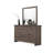 Natural Finish Striking Wooden 1Pc Dresser Drawers Storage Bedroom Furniture