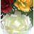 Silk Rose Arrangement in Basket-2035694586