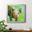 «Colorful Quirky Pig», peinture sur toile encadrée-1187901954-1187901955