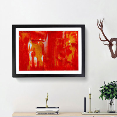 Abstract Art Painting Vol.468 by S.Johnson - Framed Print