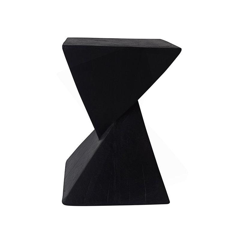 Modern Side Table, Stylish End Table, Black