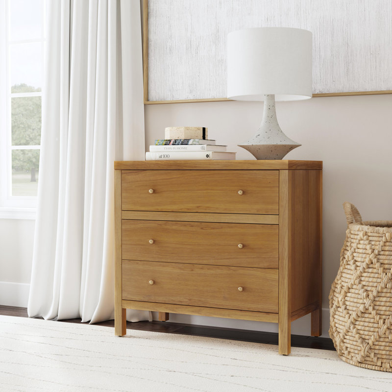 Nora 3-Drawer Chest, Natural
