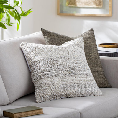 Guyana Embroidered Polyester Throw Pillow