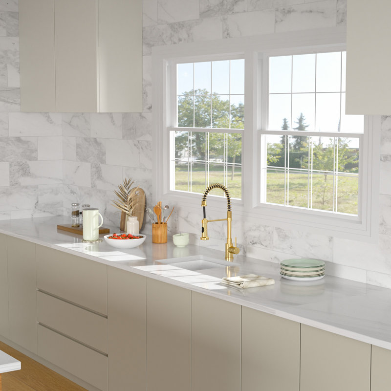 18 X 16 Inch Granite Kitchen Sink Undermount Quartz Sink, White