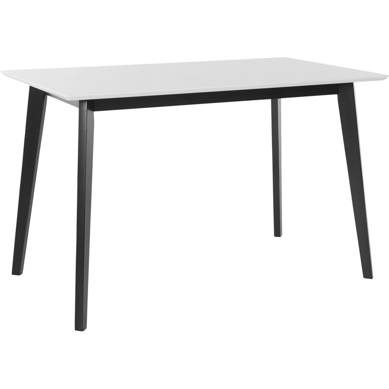 Ayia Solid Wood Base Dining Table, Black