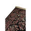 Shah Wool Oriental Area Rug in Plum/Black/Beige