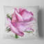 Rose rose, dessin aquarelle - coussin imprimé floral-30744187-30744191