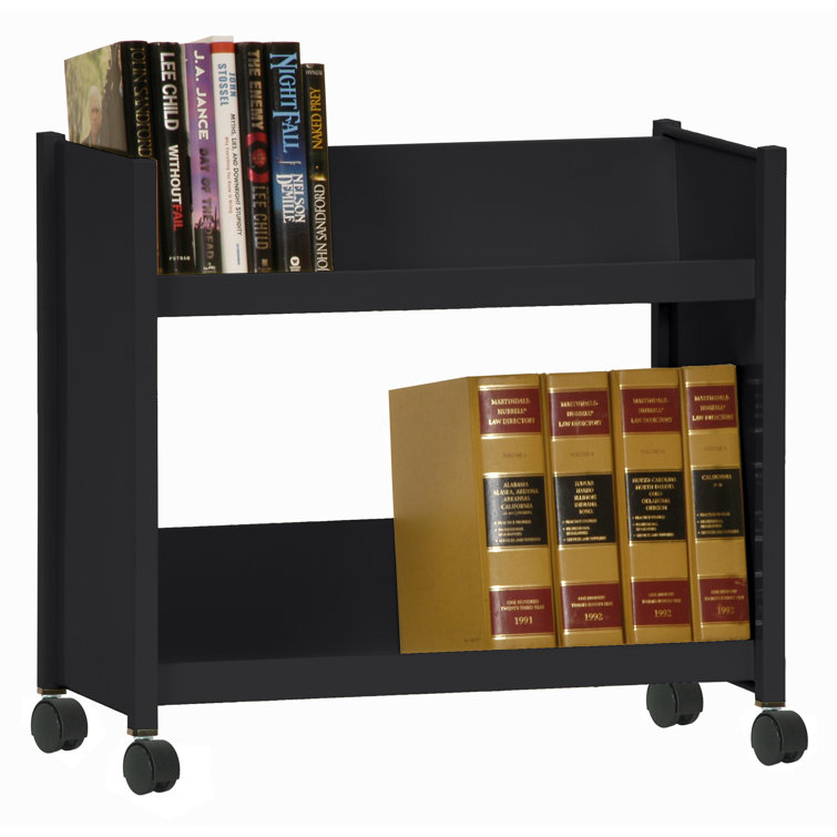 29'' H x 14'' W Book Cart with Wheels