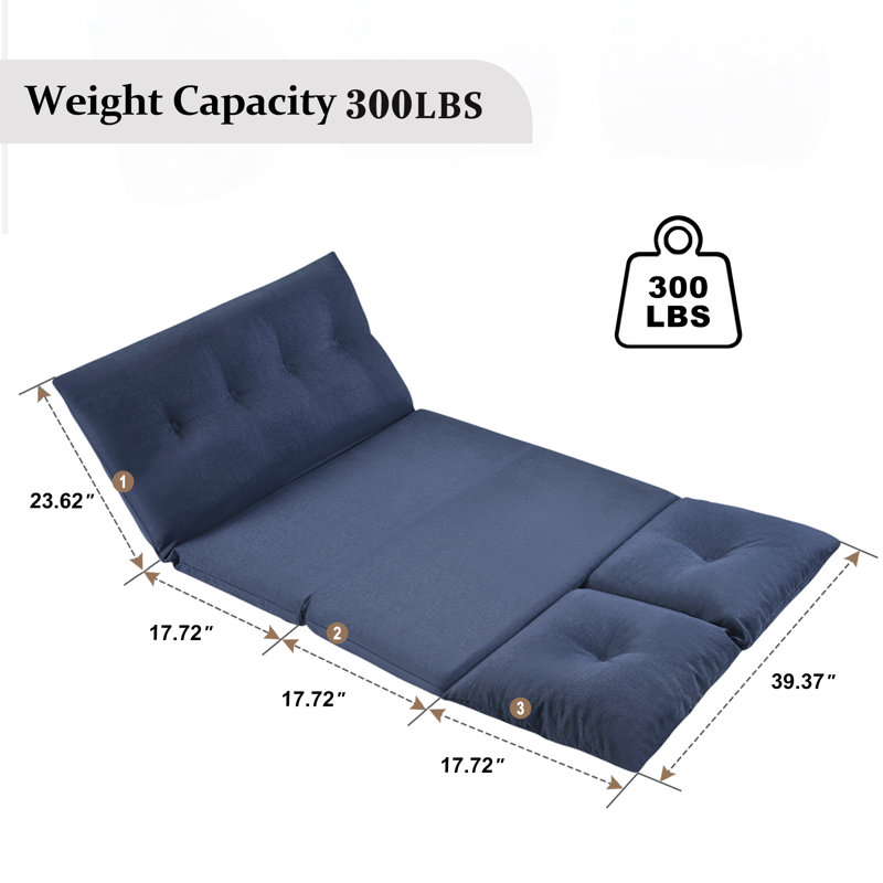 Fauteuil de jeu inclinable et réglable Trule, Bleu marine