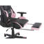 Beliani Adjustable Faux Leather Swiveling PC & Racing Game Chair with Footrest