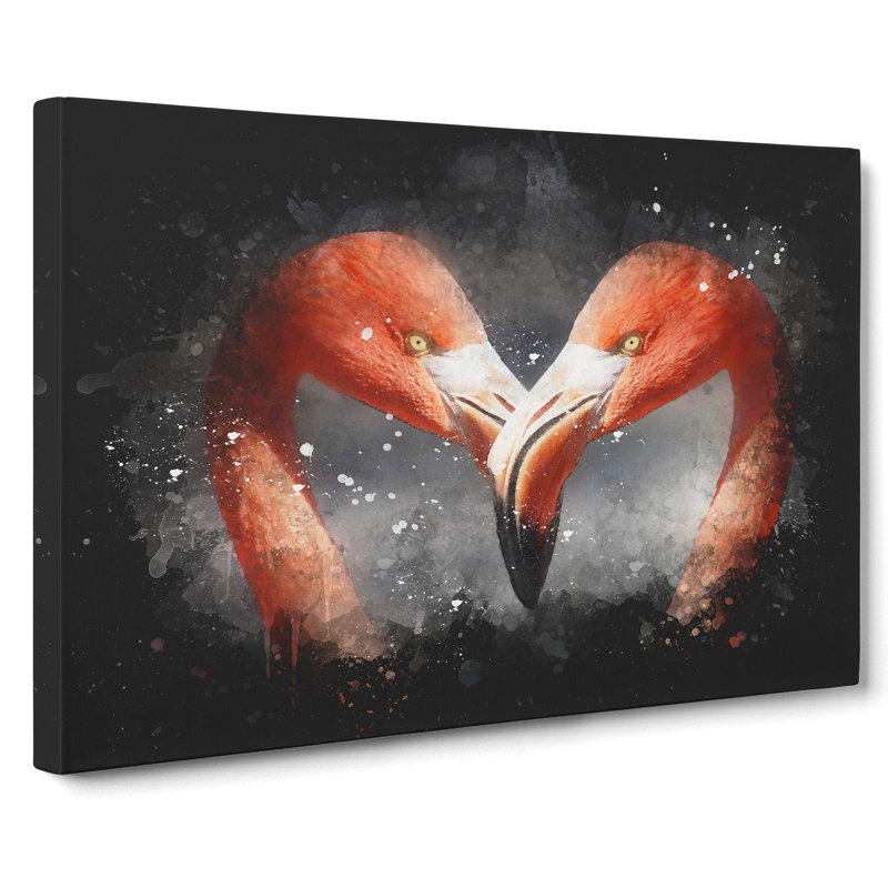 Pink Flamingo Vol.3 - Wrapped Canvas, 35cm H x 50cm W x 3cm D