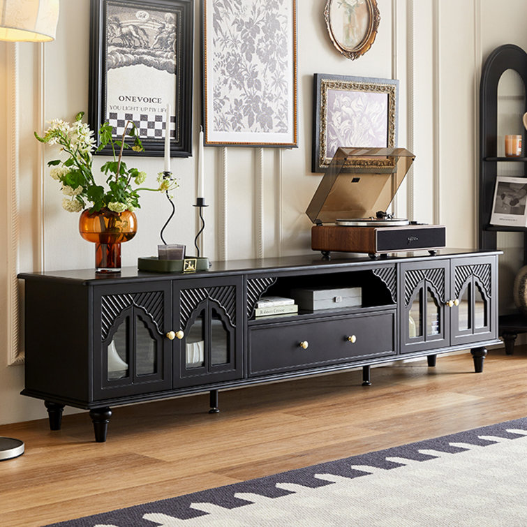 Dainty Table Solid Wood 78.74'' W Storage Credenza | Wayfair