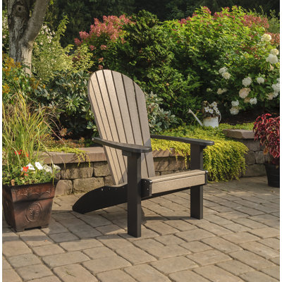 Chaise Adirondack en plastique Aatikah