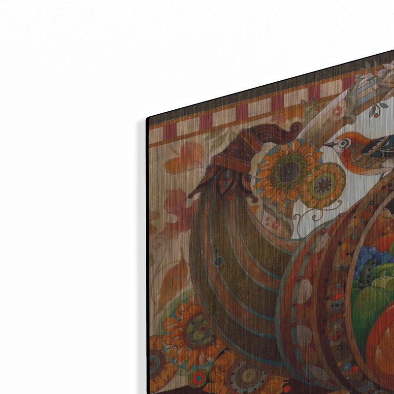 «Cornucopia» par David Galchutt, August Grove®, art mural en métal, H 16 po x l 24 po