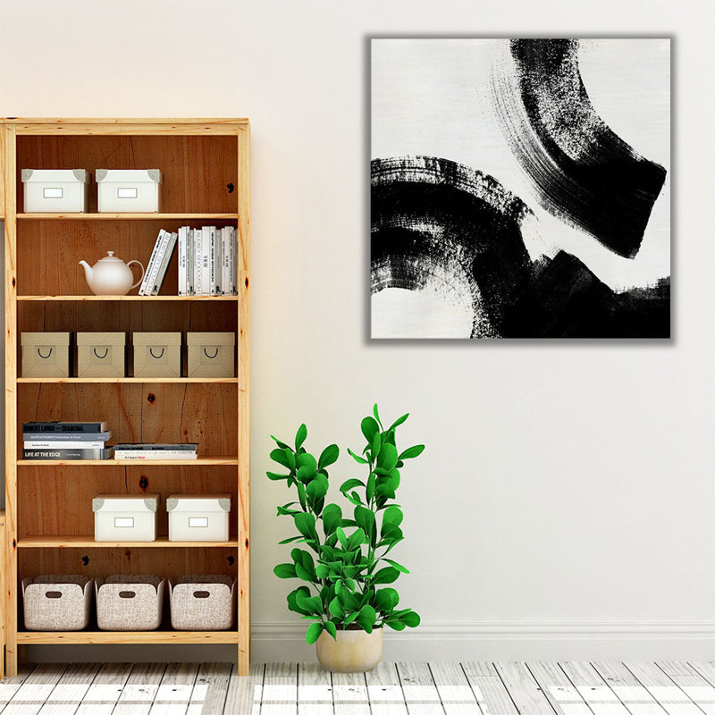 «Block Brushwork VI», reproduction d'art sur toile, H 20 po x l 20 po
