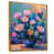 Toile avec cadre flottant or