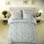 -Piece Queen Bedding Sets, Polyester, Modern Green Stripe Bedroom Set