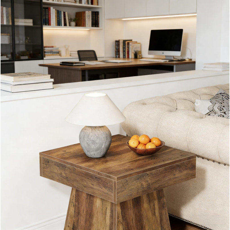 Table de chevet étroite, table basse, table basse carrée