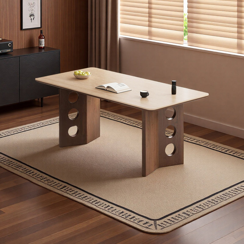 Minimalist Elegance Dining Table, 29.52"H x 70.86"L x 35.43"W