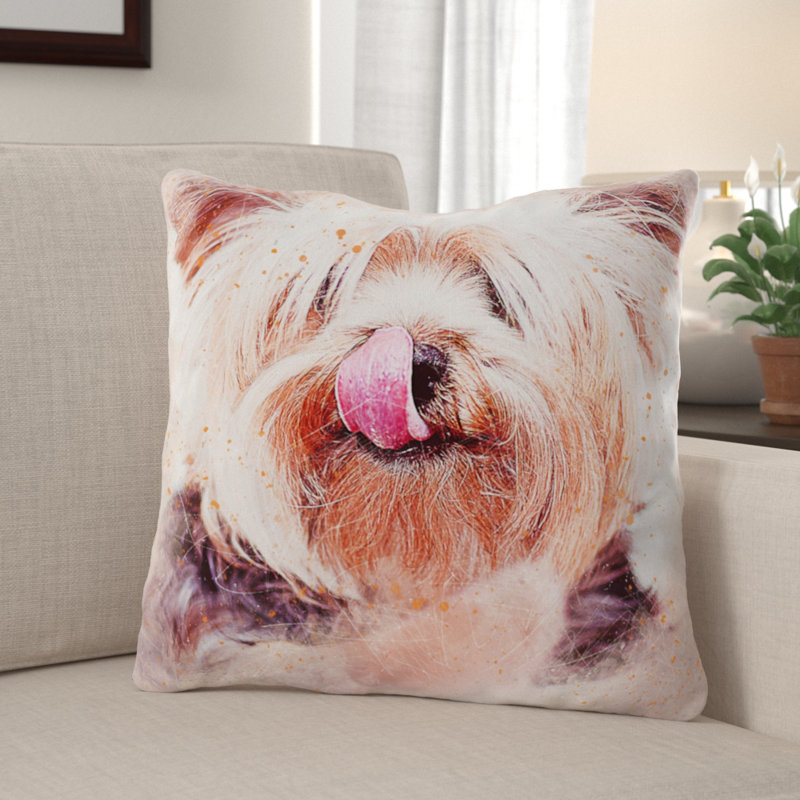 Coussin pour chien Dimattia, Microsuède, Intérieur