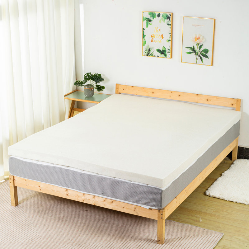 Copper-Infused Memory Foam Mattress Toppers, 3", King