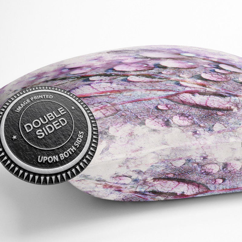 Floral Square Throw Cushion, 40cm H x 40cm W x 15cm D