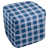 Blue/Green/White Polyester Blend