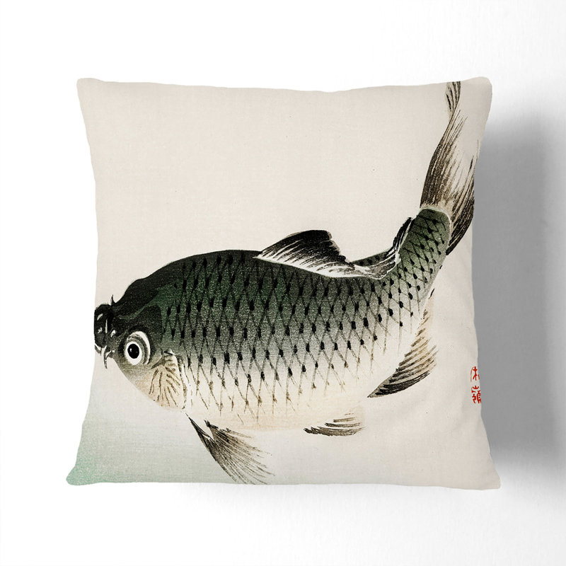 Square Throw Cushion, 40cm H x 40cm W x 15cm D