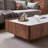 Solid wood minimalist modern coffee table