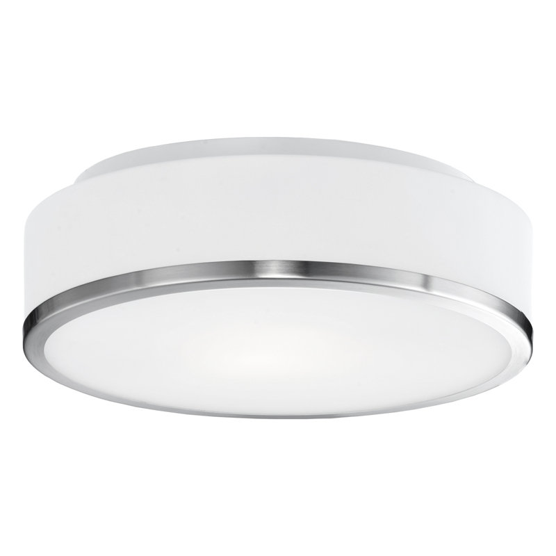 Charlie 1 - Light LED Flush Mount, Brushed Nickel