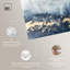 «Gilded Coastal Calm Blue Art», ensemble de 2 impressions sur toile par -896778136-896778118-896778117