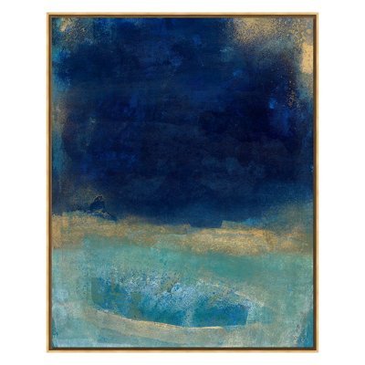 «Deep Blue 1» par Maeve Harris, reproduction sur toile flottante