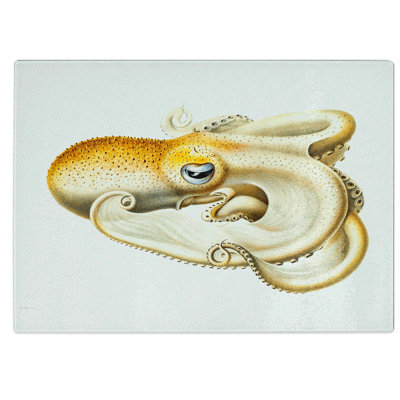 Tempered Glass Velodona Octopus by Carl Chun Chopping Board