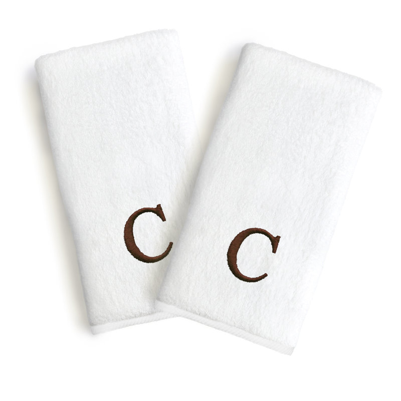 Soft Twist Hand Towel, Letter: C