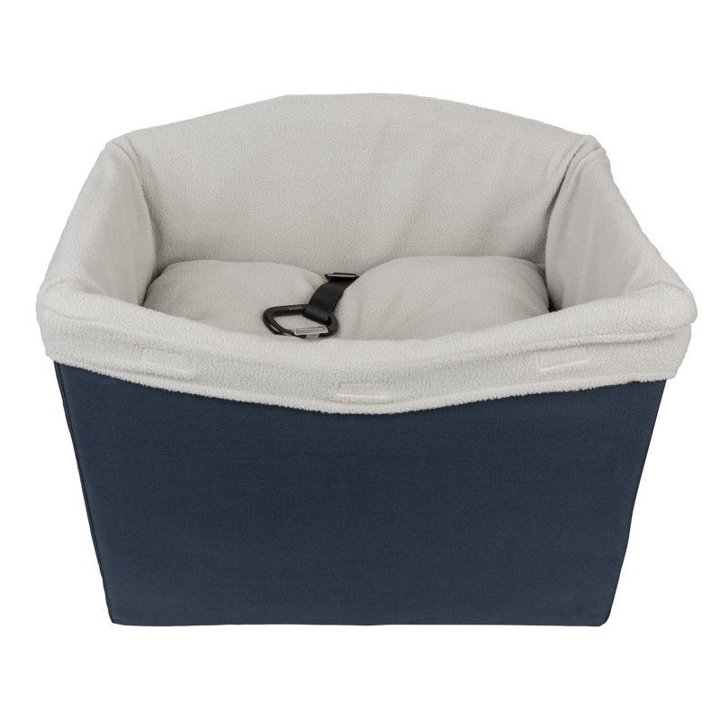 Navy Soft-Sided Small Dog Car Safety Seat