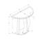 Table d'appoint, console, vestibule, étroit, canapé, salon, chambre à coucher, miroir, gris, transparent-118228866