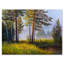 Lumière subtile du soir à travers les arbres III - peinture sur toile-60161349-60161353