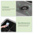 33'' L Single Bowl Stainless Steel Kitchen Sink