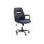 et chaises de bureau en similicuir noir et noir 1 pièce-91001292