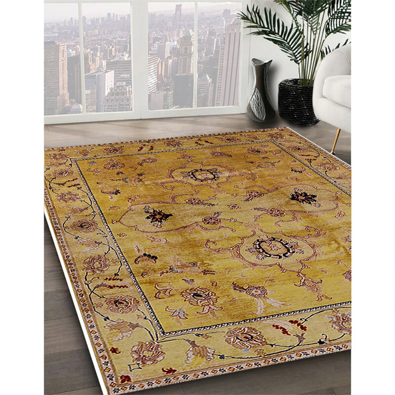 Tapis oriental jaune, Rectangle 8 pi x 12 pi