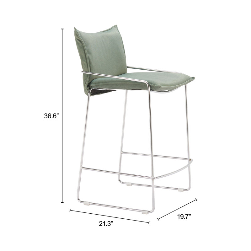 Pola Counter Stool Green, Green