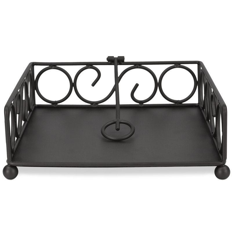 Porte-serviettes plat Scroll