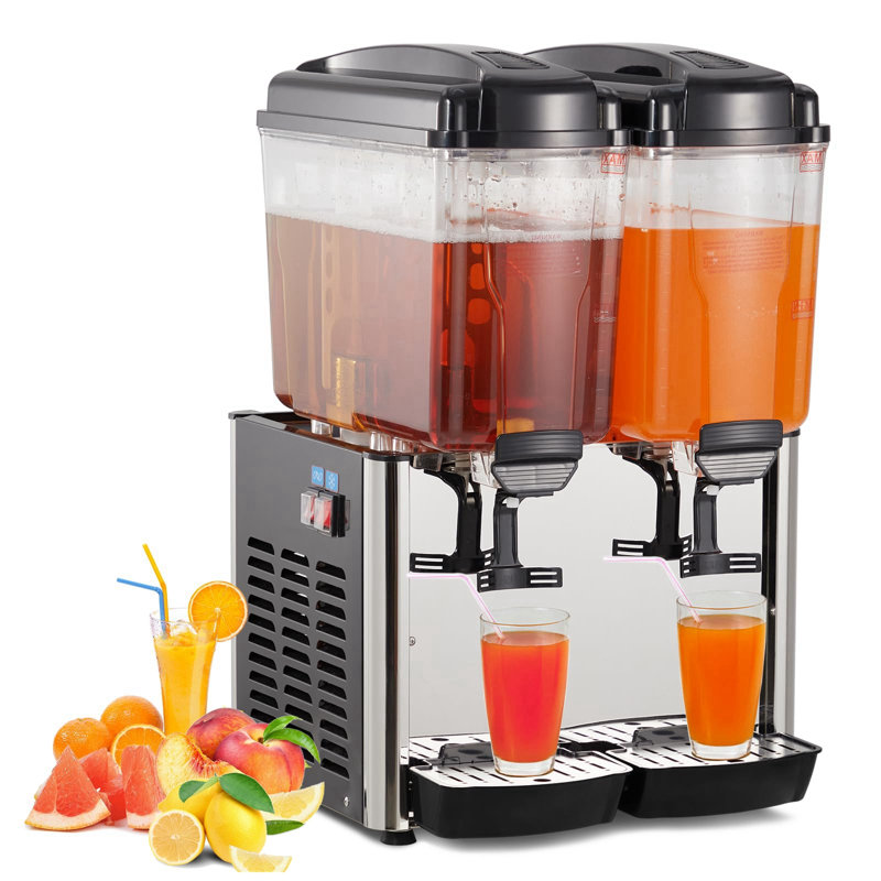 Stainless Steel Double Beverage Dispenser
