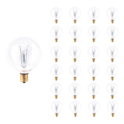 15 W G16.5 E12/Candelabra 2700 K Incandescent Smart Bulb