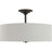 Armindo 3-Light Antique Bronze Semi-Flush Mount Light with Summer Linen Shade-2026974636