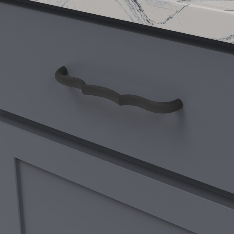 Trellis Appliance Pull, Matte Black, 12"