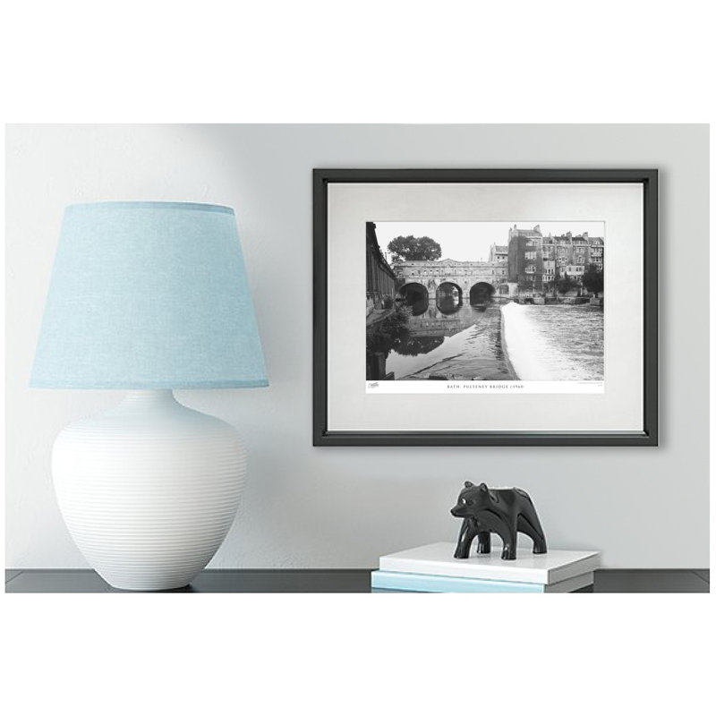 Bath, Pulteney Bridge C1960 - Single Picture Frame Print, 60cm H X 80cm W x 2cm D