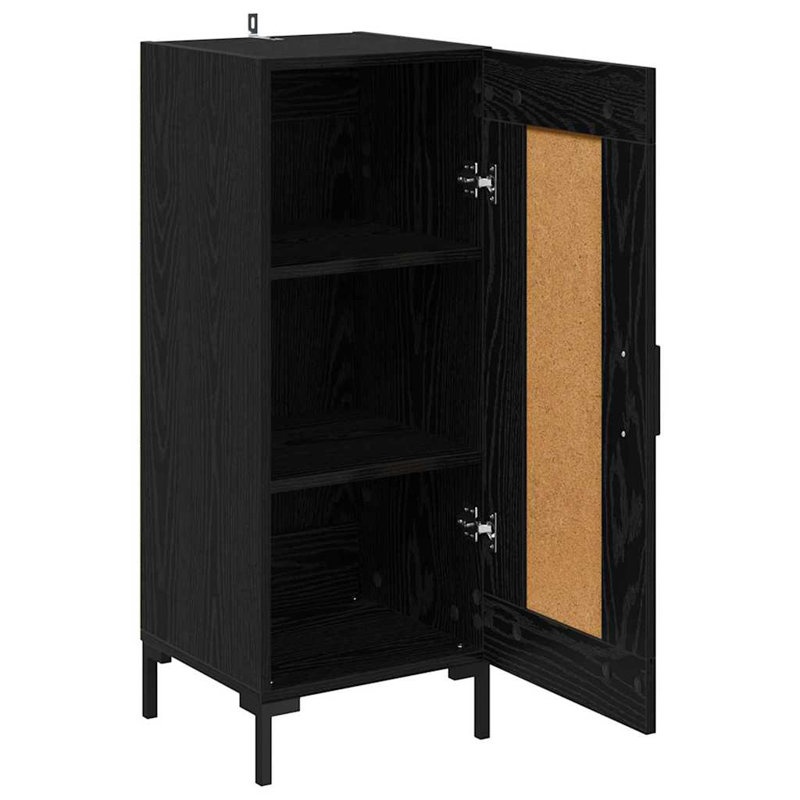 34.5cm Sideboard, Black Oak